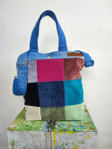 Kolorowa typu torba shopper - średnia